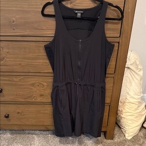 Athleta Charcoal Sleeveless Mini Dress